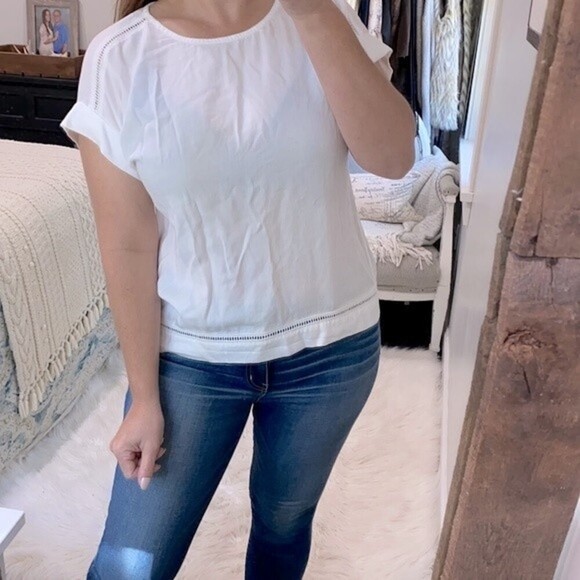 Cloth & Stone by Anthropologie white top size small - Picture 1 of 5